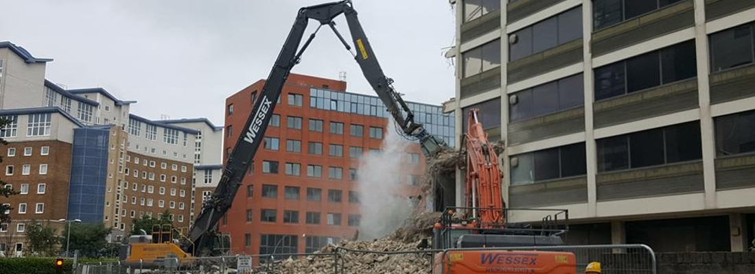 Plant Hire - Wessex Demolition - Volvo EC480 High Reach Excavator